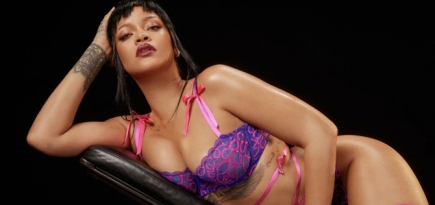 Рианна представила капсулу Savage x Fenty в розово-фиолетовых тонах