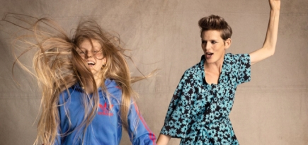 Стелла Теннант вместе с дочерью призывает отказаться от покупок новой одежды в сентябре