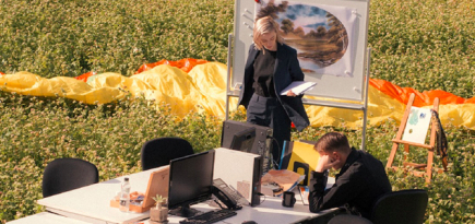 The North Face показал офис на свежем воздухе в новой кампании