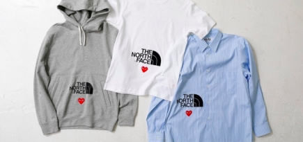 Comme des Garçons Play выпустил капсульную коллаборацию с The North Face