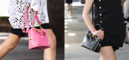 В Москве появились аксессуары из новой линии Roman Stud от Valentino