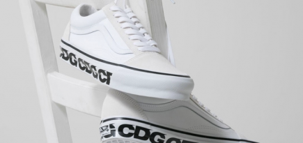 Comme des Garçons и Vans выпустили белые кеды Old Skool