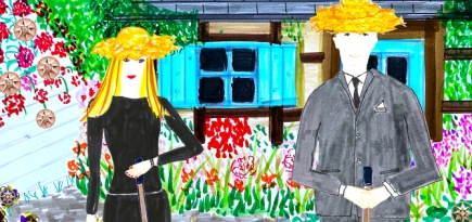 Арт-директор Dior Joaillerie Виктуар де Кастеллан сделала серию скетчей о самоизоляции