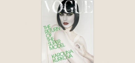 Каролина Куркова примерила образ в стиле 1920-х для Vogue Czechoslovakia