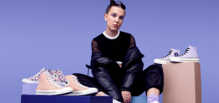 Converse и Милли Бобби Браун выпустили кастомные кеды