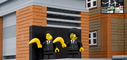 Картины Бэнкси переделали в Lego