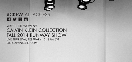 Прямая трансляция шоу Calvin Klein Collection, осень-зима 2014