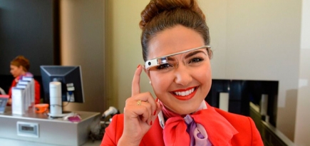 Google Glass стали частью униформы сотрудников Virgin Atlantic