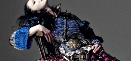 Мариякарла Босконо в съемке для весеннего Dazed