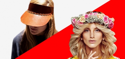 In/Out: козырьки VS цветочные ободки