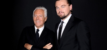 Джорджо Армани одел \"Волка с Уолл-Стрит\"