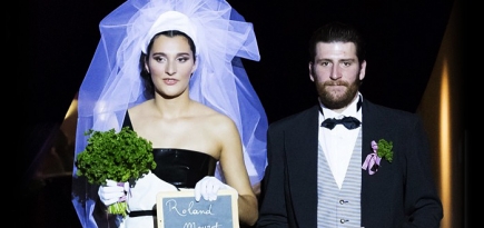 Ролан Муре, Вероник Лерой и другие устроили показ в честь мясников