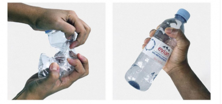 Вирджил Абло разработал новый дизайн бутылки воды Evian