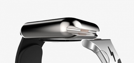 Ремешок Reserve Strap может заряжать Apple Watch через скрытый порт