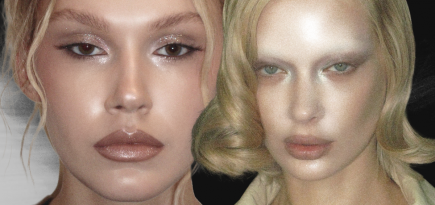 Графика на глазах и кожа в блестках: макияж для новогодней ночи 2026