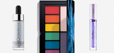 Тени, помады и хайлайтеры с электрическим и голографическим эффектом