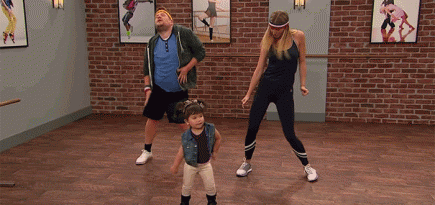 Надо видеть: дети учат Гвинет Пэлтроу и Джеймса Кордена танцевать