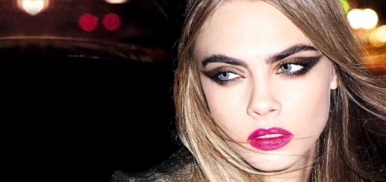 Кара Делевинь в рождественской съемке YSL