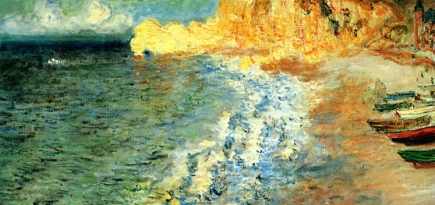 Город Этрета в картинах Клода Моне