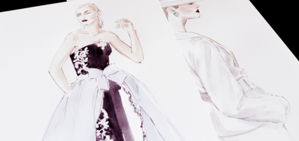 Вдохновляясь высокой модой XX века: Ив Сен-Лоран