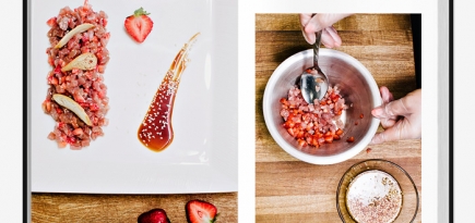 Блюдо недели: тар-тар из тунца с клубникой