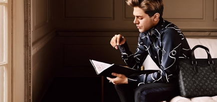 Ксавье Долан в осенне-зимней коллекции Louis Vuitton