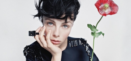 Эди Кэмпбелл и вся ее семья в рекламной кампании Lanvin