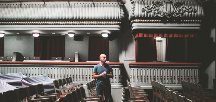 \"Территория\" театра: репетиция постановки \"Сфумато\" и разговор с режиссером и хореографом