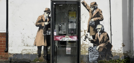 Власти взяли под протекцию работу Бэнкси