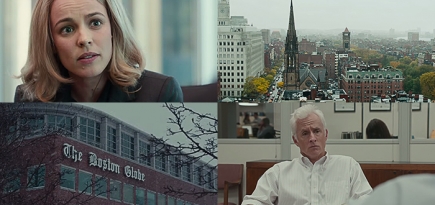 Триллер \"В центре внимания\" с Майклом Китоном, Рэйчел МакАдамс, Марком Руффало и Ливом Шрайбером