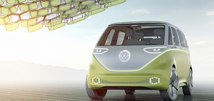 Культовый микроавтобус Volkswagen станет беспилотным электрокаром