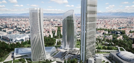 В Милане завершают строительство \"скрученного\" небоскреба по проекту Захи Хадид