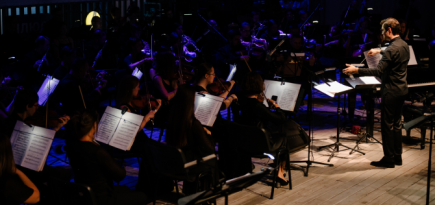 На «Плюс Даче» прошел показ симфоспектакля «Мастер и Маргарита»