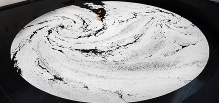 Мотои Ямамото \"сплел\" кружевные узоры из соли