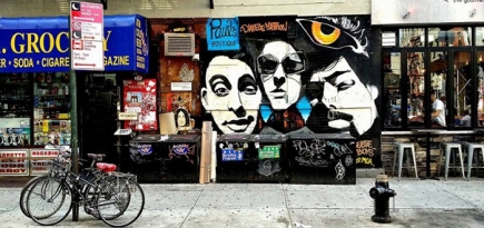 На улице Манхэттена появилась фреска в честь Beastie Boys