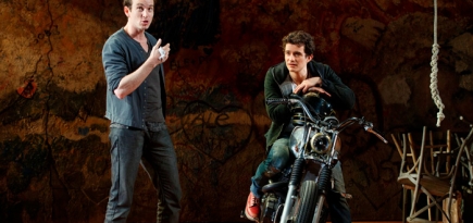 Орландо Блум в бродвейской постановке \"Ромео и Джульетты\"