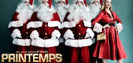 Рождественская кампания Printemps и Prada