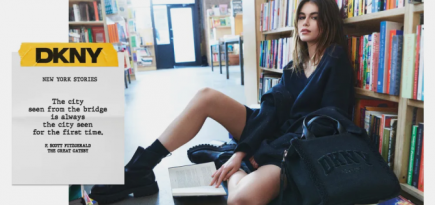Кайя Гербер снялась в новой кампании DKNY