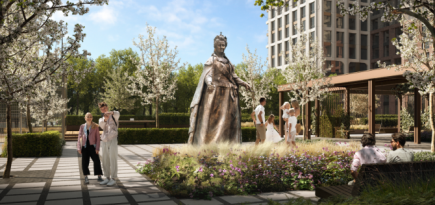 Скульптура Екатерины II появится во дворе ЖК «Петровский парк II»