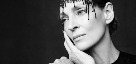 Ума Турман снялась для обложки и в кавер-стори журнала Flaunt Magazine