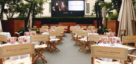 Отель Stella di Mosca и «Художественный» открыли летний кинотеатр Summer Cinéma