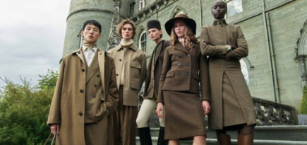 Съемки кампании новой коллекции Loro Piana прошли в шотландском замке