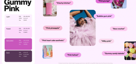 Pinterest выбрал пять главных оттенков на 2024 год