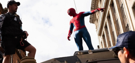 В Сети появились кадры со съемок нового «Человека-паука»