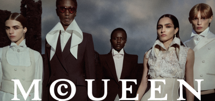 Alexander McQueen показал рекламную кампанию новой весенней коллекции