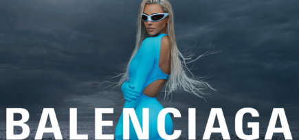Ким Кардашьян снялась в зимней кампании Balenciaga