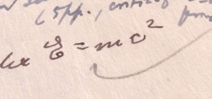 Письмо Альберта Эйнштейна с формулой E=mc² продали за 1,2 млн долларов