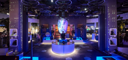 В магазине «Технопарк» прошел аудиовизуальный фестиваль Electro Vibe