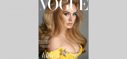 Певица Адель снялась для обложек британского и американского Vogue