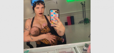 Холзи показала новые снимки новорожденного сына